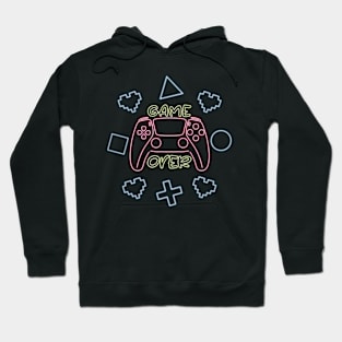 Game over neon Hoodie